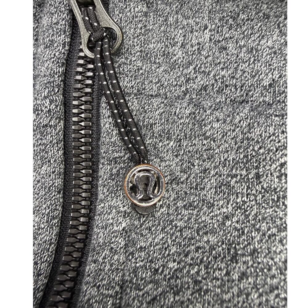 LULULEMON Scuba Hoodie III Heathered Speckled Black Size 8 - Picture 7 of 10